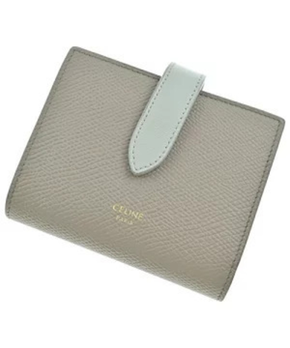 Celine Wallet coin case Wallet Gray